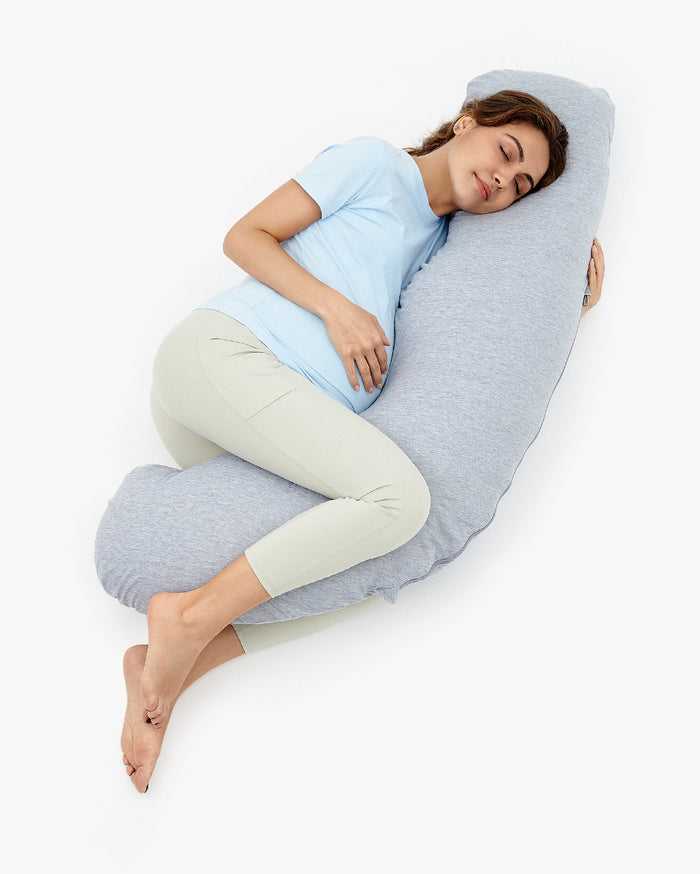 Momcozy J Shaped Maternity Body Pillow