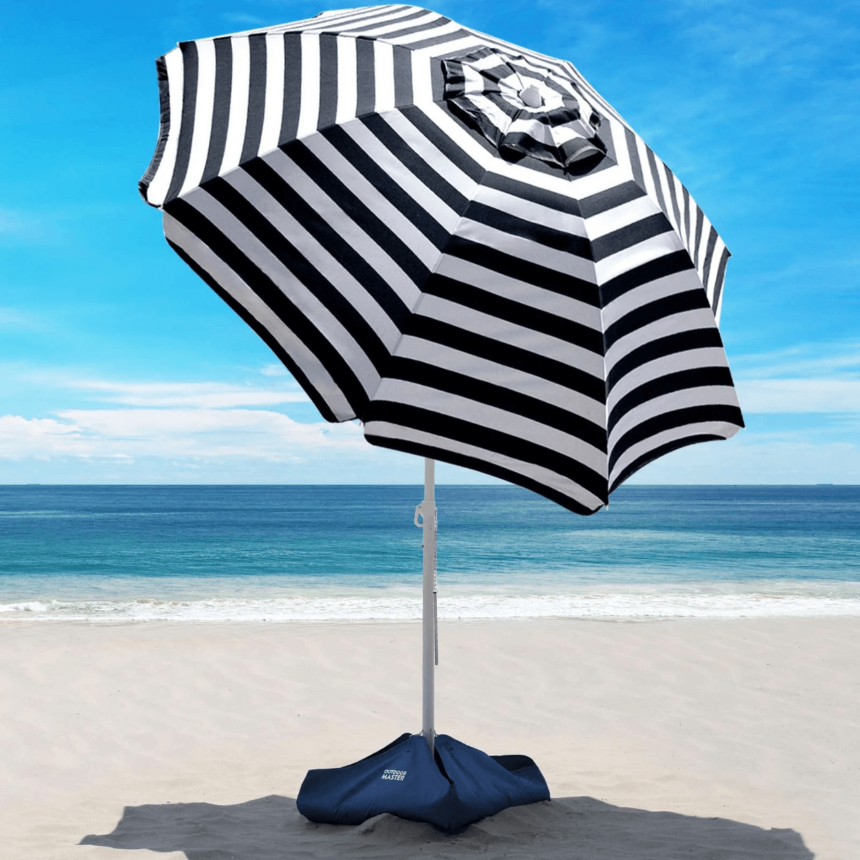 Best beach umbrella for wind resistance OutdoorMaster