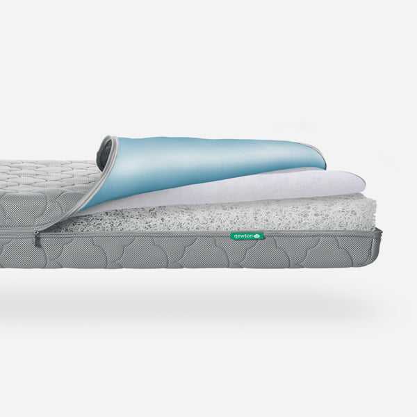 Newton Waterproof Crib Mattress in Standard / Grey