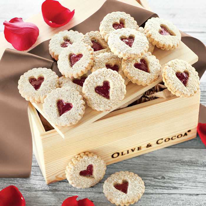 Olive and Cocoa’s Heart Windowpane Cookies