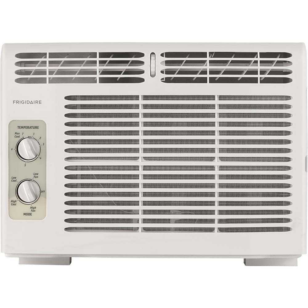 5,000 BTU 115V Window Air Conditioner Cools 150 Sq. Ft. with Mechanical Controls in White