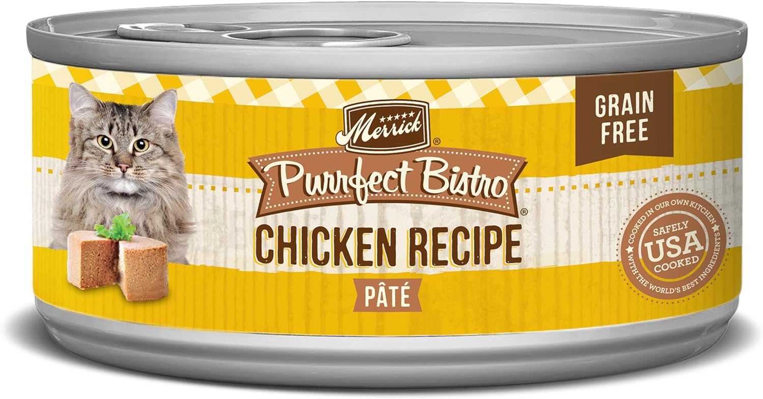 Merrick Purrfect Bistro Grain Free Chicken Recipe Pate Wet Cat Food