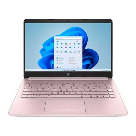 HP Stream 14 inch Laptop Intel Processor N4120 4GB RAM 64GB eMMC Pink (12-mo. Microsoft 365 included)