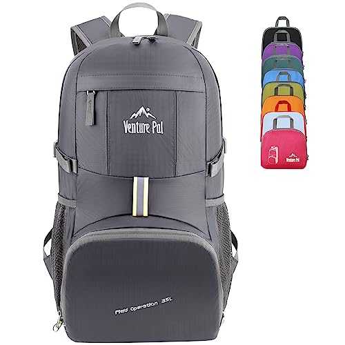 Venture Pal 35L Ultralight Lightweight Packable Foldable Travel Camping Hiking Outdoor Sports Backpack Daypack