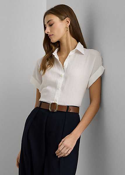 Ralph Lauren Linen Dolman Sleeve Shirt