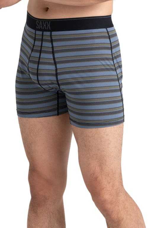 SAXX Quest Quick Dry Mesh Slim Fit Boxer Briefs in Solar Stripe- Twilight at Nordstrom, Size X-Large