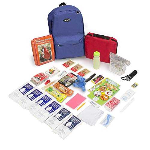 Emergency Zone - Keep-Me-Safe Children's Deluxe 72-Hr Emergency Survival Kit - Royal Blue