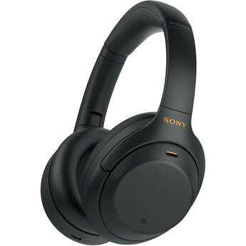 Sony WH-1000XM4 Wireless Noise-Canceling Over-Ear Headphones (Black) WH1000XM4/B