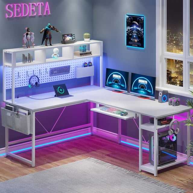 Sedeta L Shaped Computer Desk