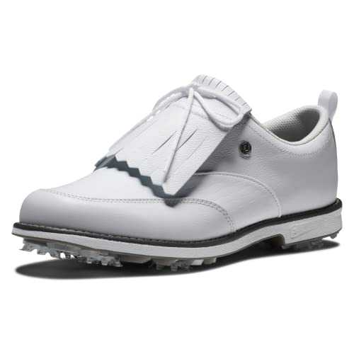 FootJoy Women's Premiere Series-Issette Golf Shoe, White/White, 7