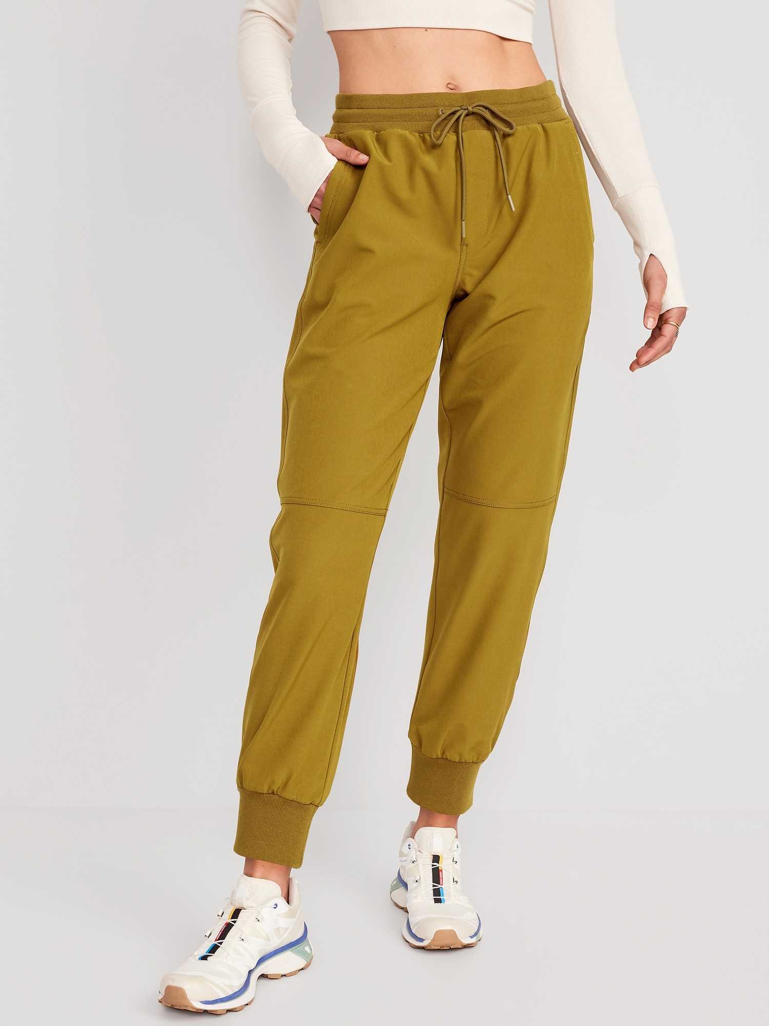 High-Waisted All-Seasons StretchTech Jogger Pants for Women