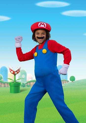 Nintendo Super Mario Brothers Boys Mario Deluxe Costume