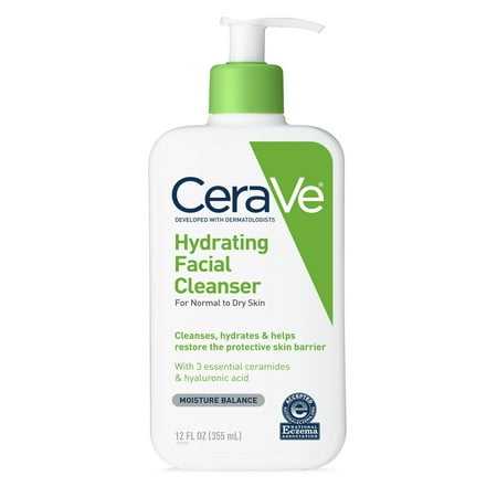 CeraVe Hydrating Facial Cleanser for Normal to Dry Skin 12 fl oz