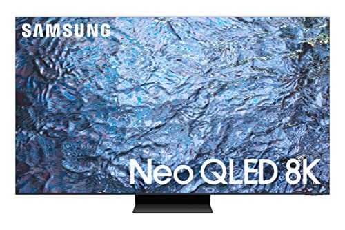SAMSUNG 65-Inch Class Neo QLED 8K QN900C Series Mini LED Quantum HDR Smart TV with Infinity Screen, Dolby Atmos, Object Tracking Sound Pro, Alexa Built-in (QN65QN900C, 2023 Model),Titan Black