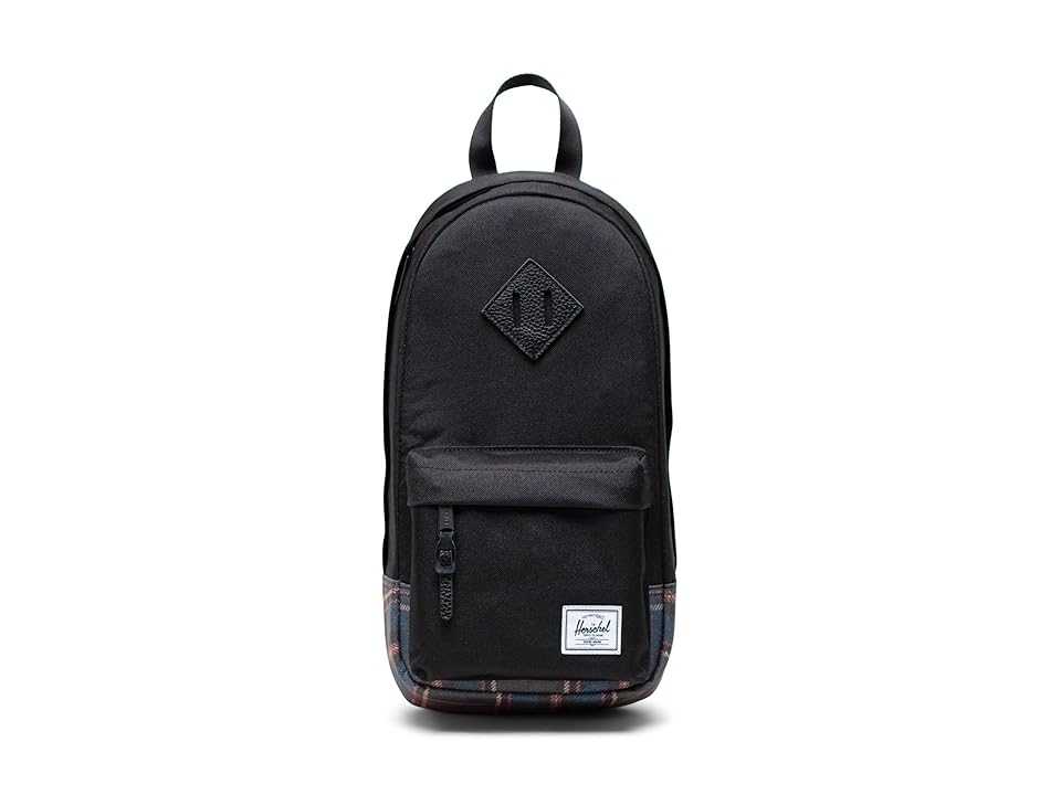 Herschel Supply Co. Heritage Shoulder Bag (Black Winter Plaid) Handbags