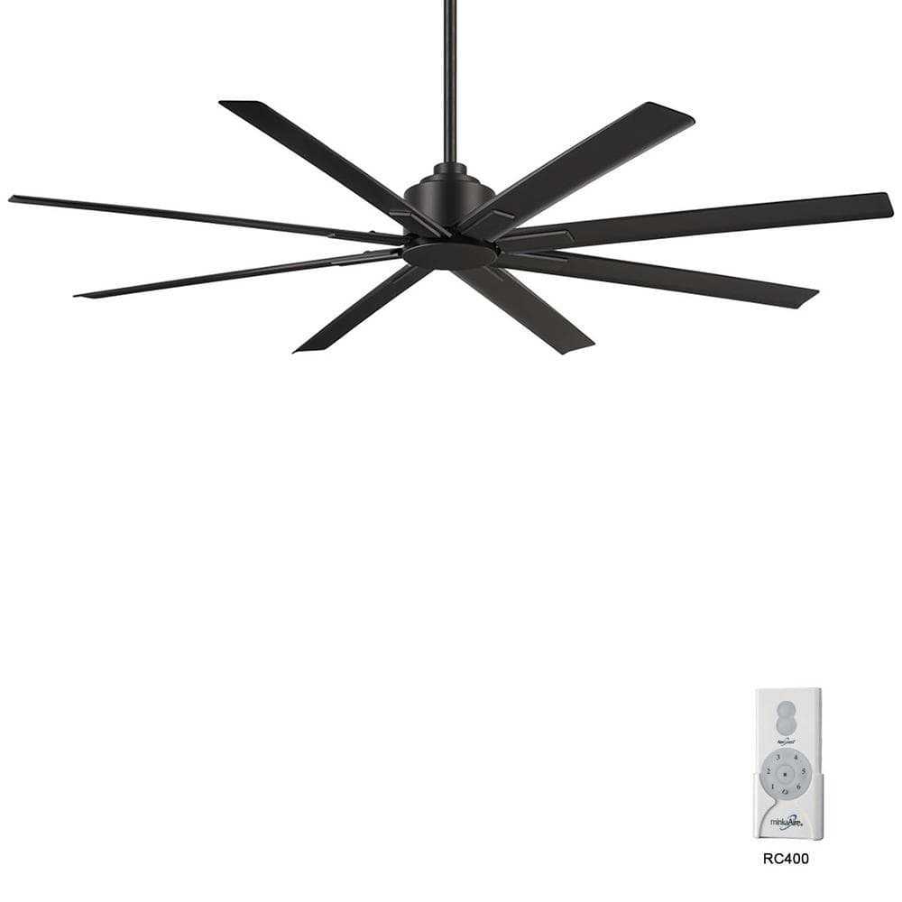 MINKA-AIRE Xtreme H2O 65 in. Indoor/Outdoor Coal Ceiling Fan with Remote Control