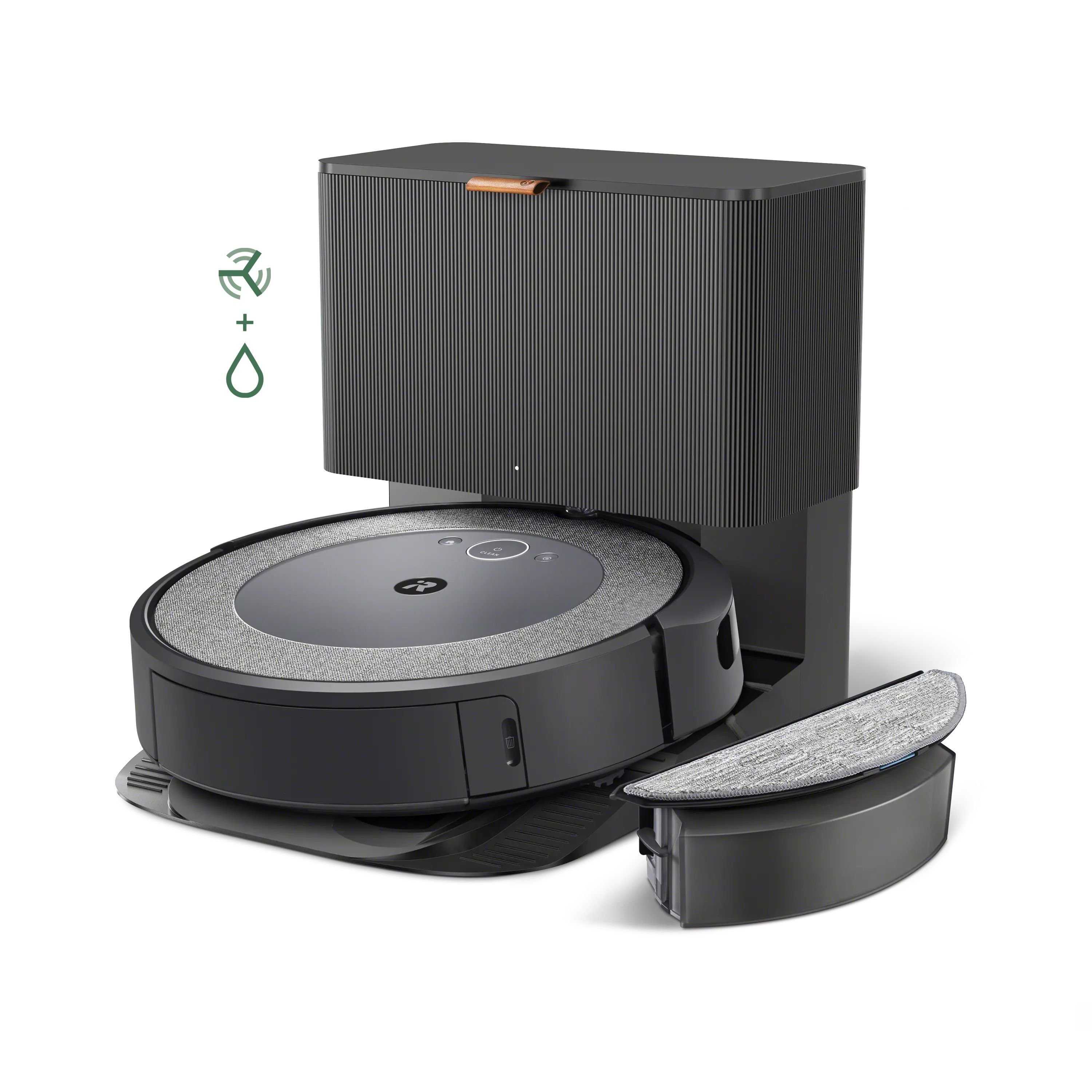 Roomba Combo® i5+ Self-Emptying Robot Vacuum and Mop | iRobot® | Black