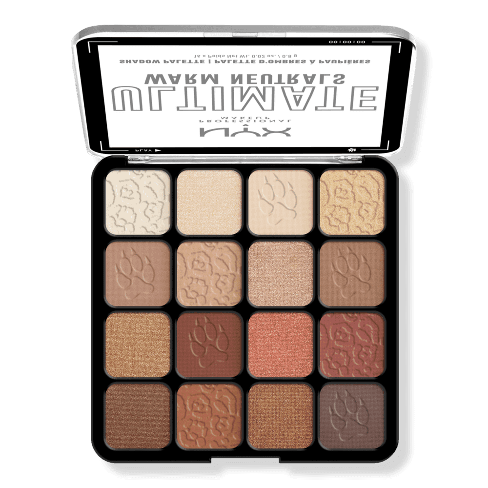 NYX Professional Makeup Ultimate Color Shadow Palette Warm Neutrals