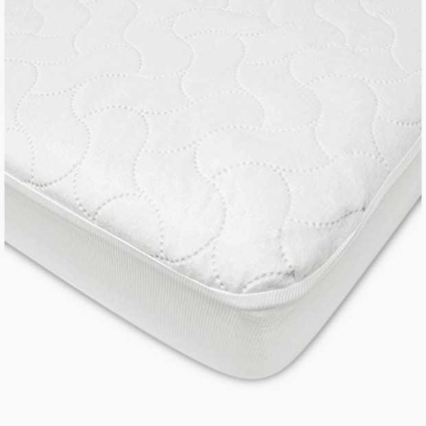 American Baby Company Fitted Waterproof Crib Mattress Pad Cover in White Size 1 Packs