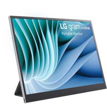 LG gram +view 16" QHD+ Portable Monitor (Silver) 16MR70.ASDU1
