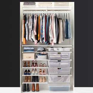 The Container Store Elfa Classic 4’ Reach-In Clothes Closet