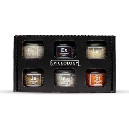 Spiceology - Luxe Infused Salt Gift Set - Set of 6 - New Flavors