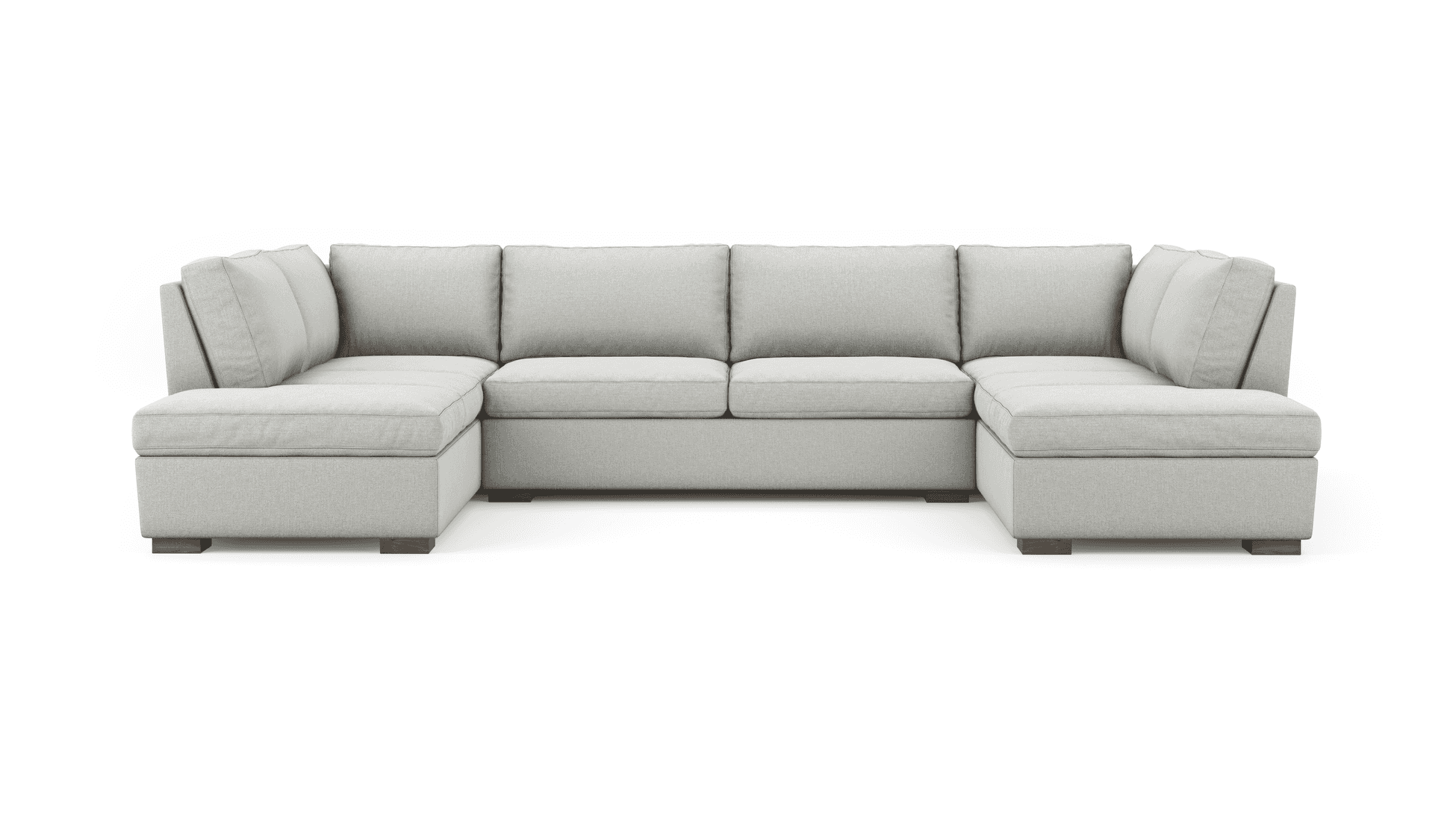 Couch Potato U-Shaped Bumper Sectional (Extra Deep)