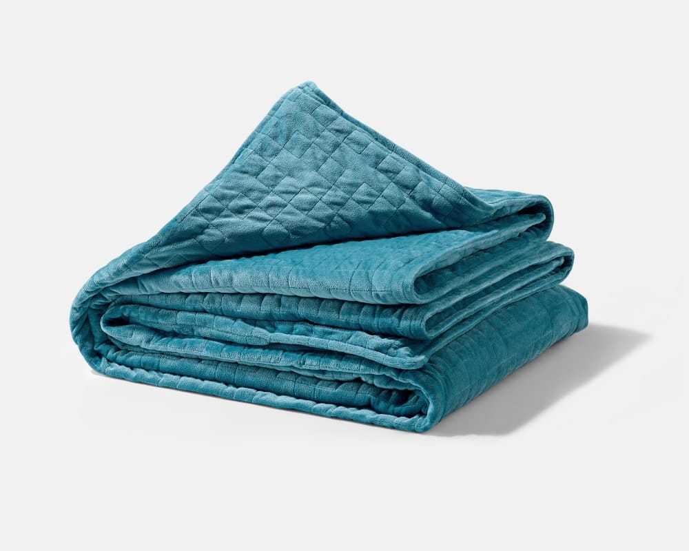 Gravity Weighted Blanket l QueenlKing: 35lb l Teal