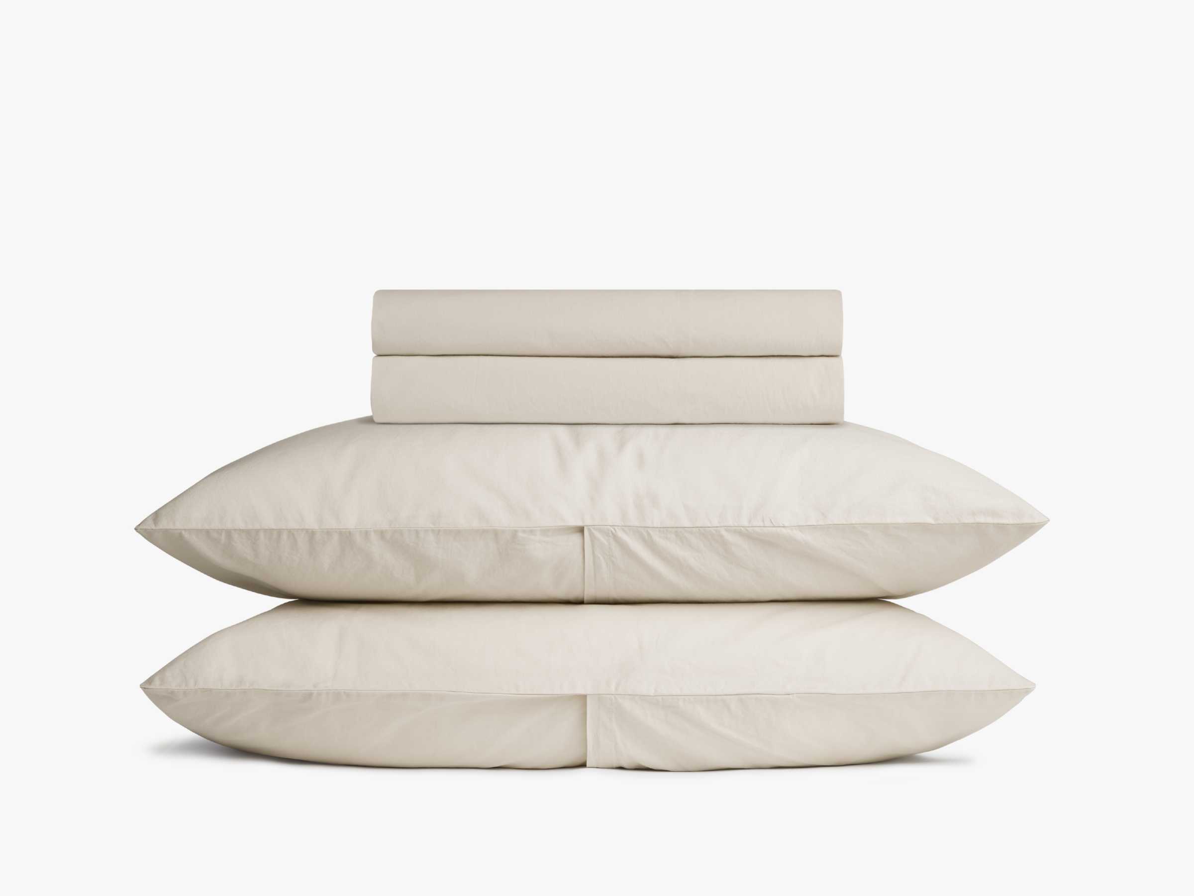 Twin Percale Sheet Set in Beige | Parachute