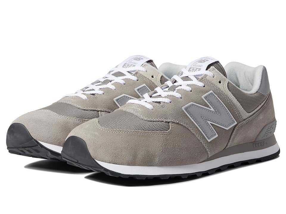 New Balance Classics 574 Core (Grey/White) Men's Shoes
