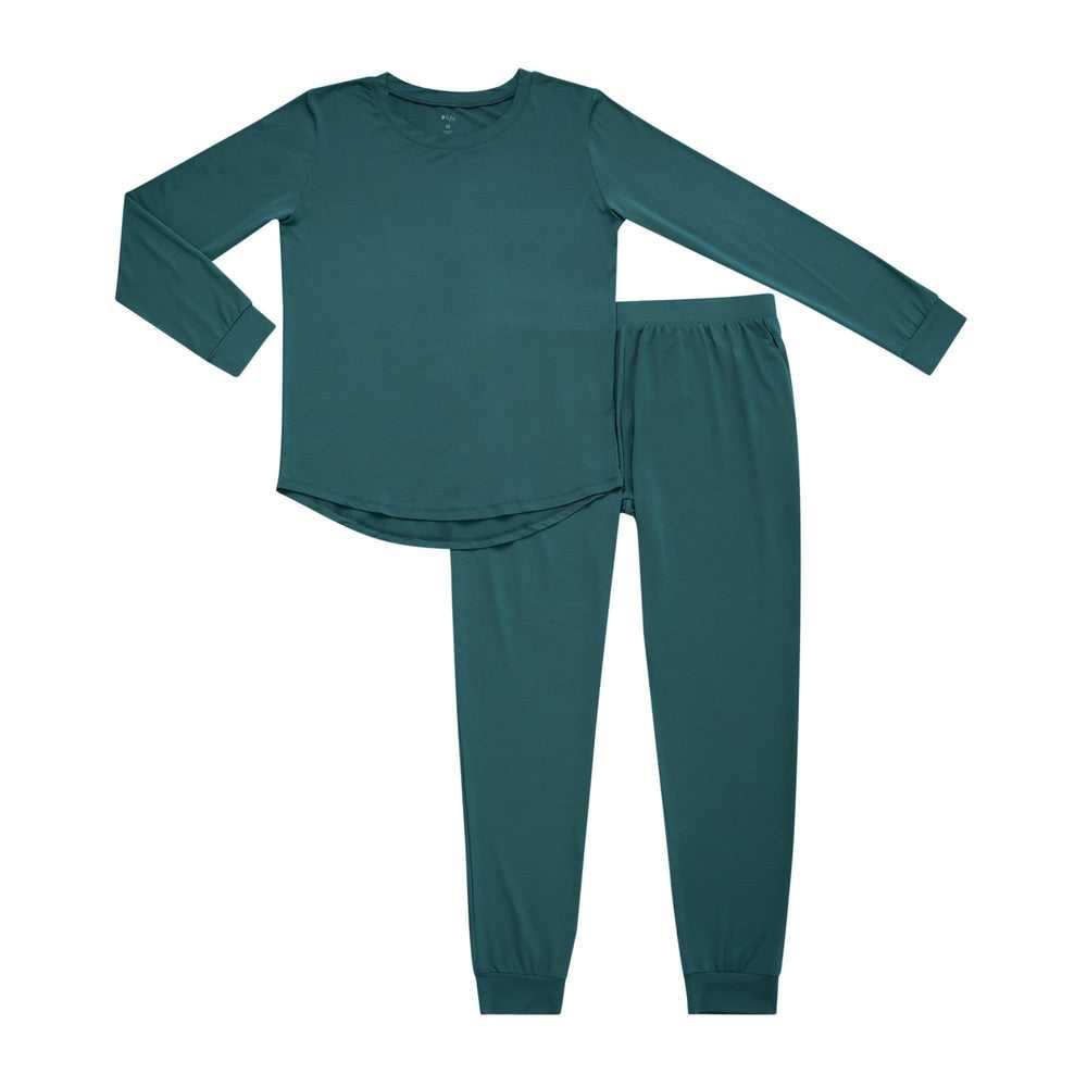 Kyte Baby Women's Jogger Pajama Set in Emerald