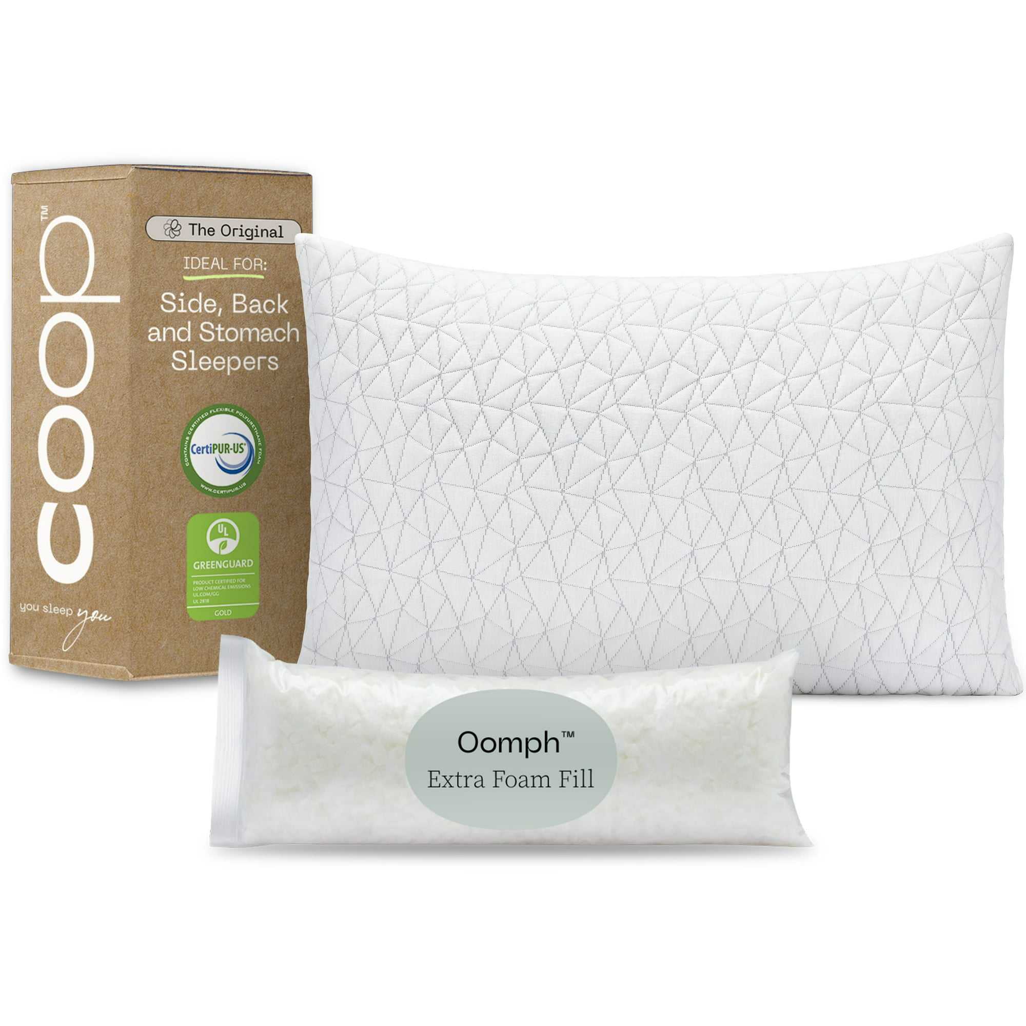 Coop Home Goods Original Loft Pillow Queen Size