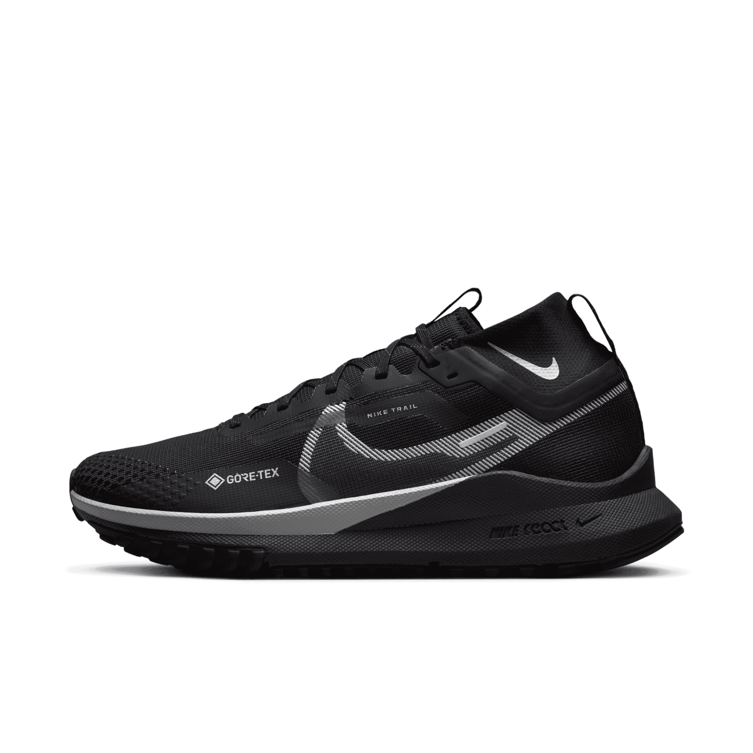 Nike Men's Pegasus Trail 4 GORE-TEX Waterproof Trail Running Shoes in Black, Size: 7 | DJ7926-001