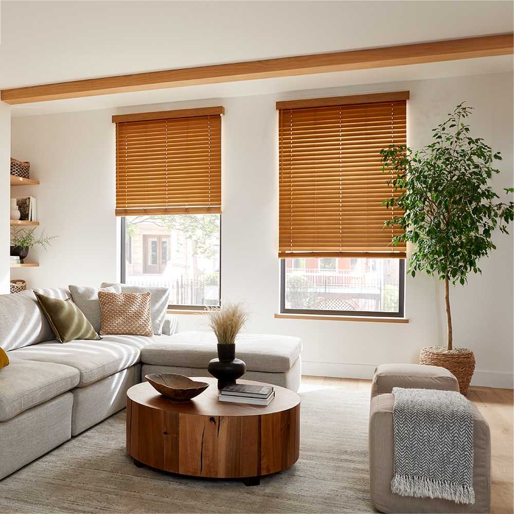 2 Inch Faux Wood Blinds | 22" x 42"
