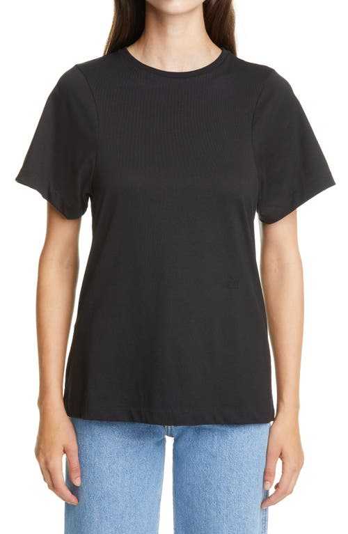 TOTEME Espera Organic Cotton T-Shirt in Black at Nordstrom, Size Small