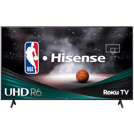 Hisense 58 Class 4K UHD LED LCD Roku Smart TV HDR R6 Series 58R6E3