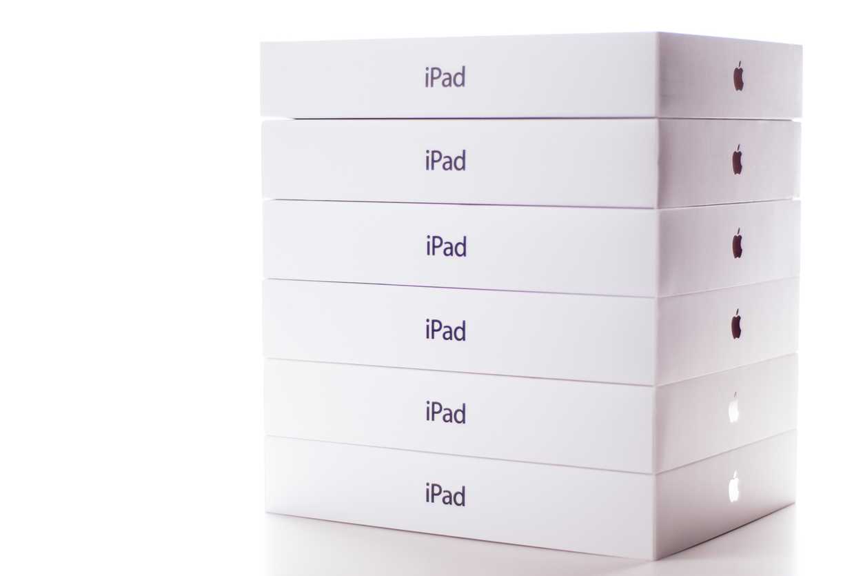 Stack of iPad Boxes