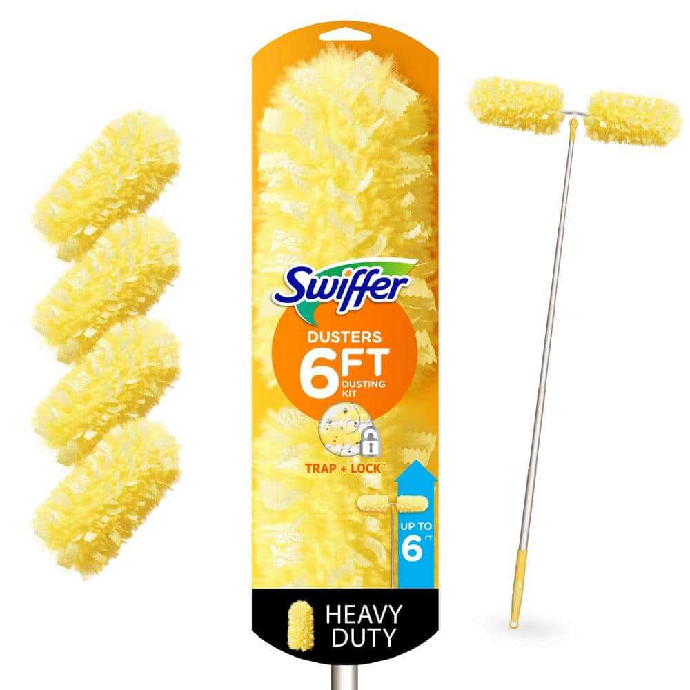 Super Extendable Dusting Kit with Heavy Duty Refills (1-Handle, 4-Dusters)