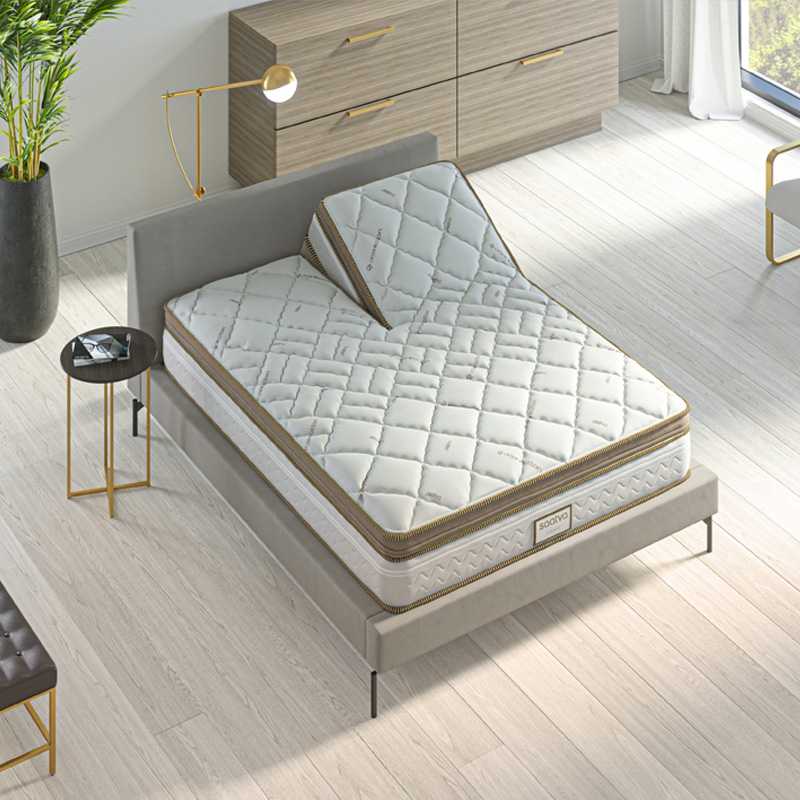 Solaire - Twin XL - Innovative Adjustable Mattress - 50 Unique Firmness Settings - Compare to Sleep Number