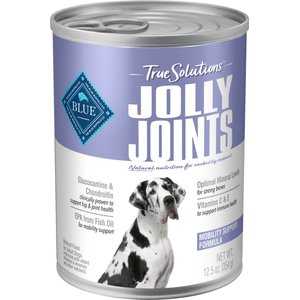Blue Buffalo True Solutions Jolly Joints Mobility Support Formula Wet Dog Food, 12.5-oz can, case of 12