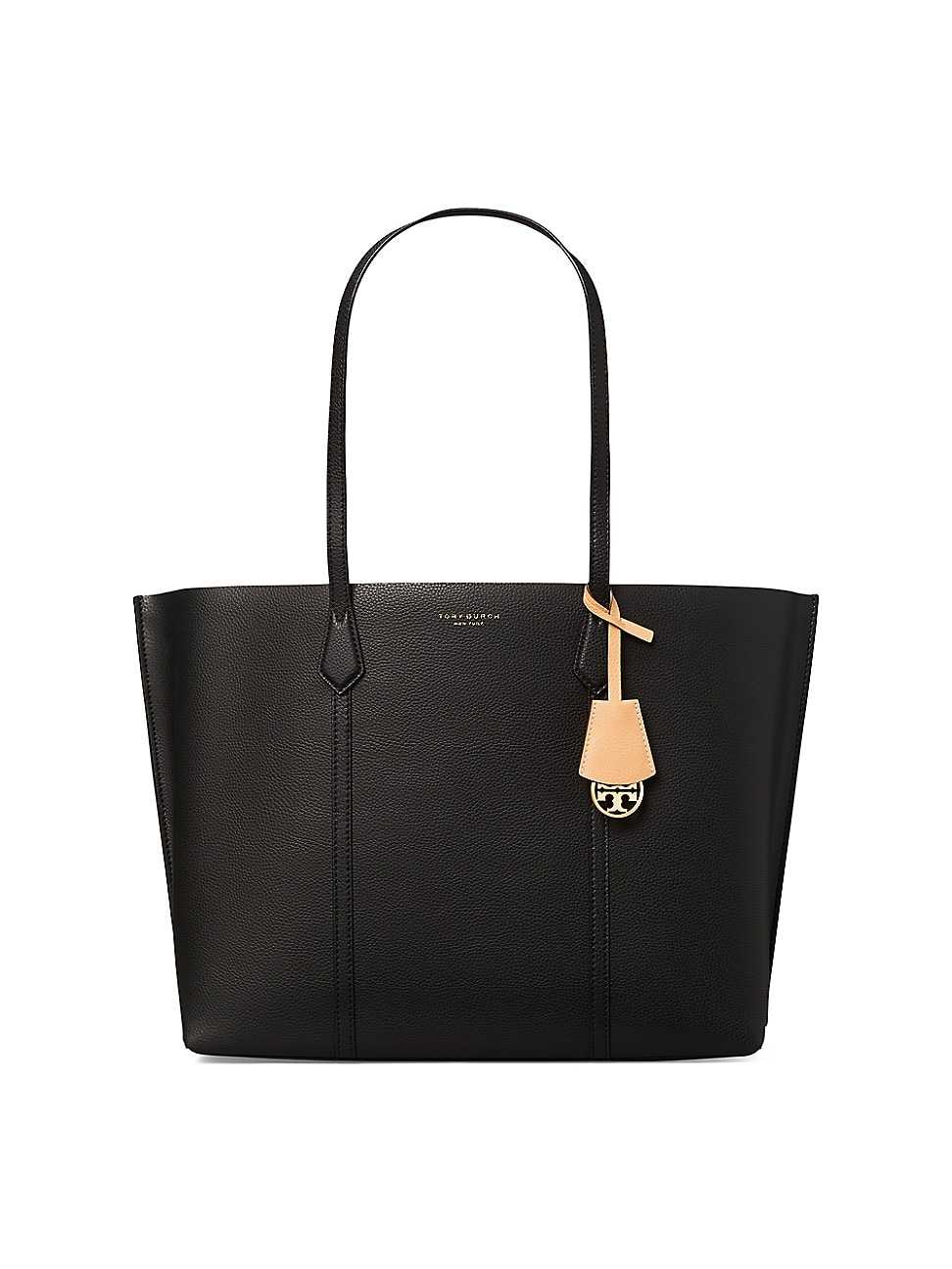 Women's Perry Leather Tote - Black