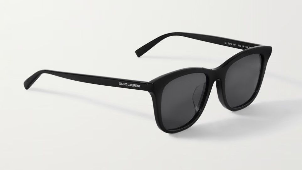 Saint Laurent D-Frame Acetate Sunglasses
