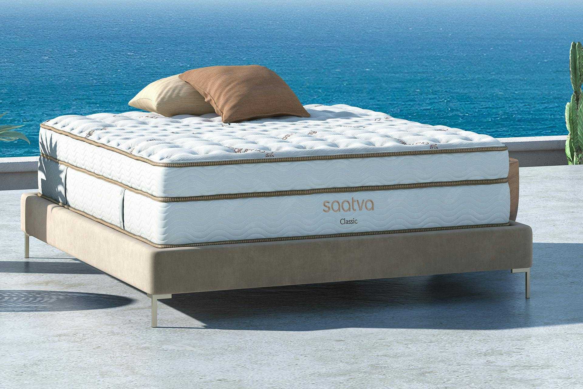 Twin Plush Soft Mattress Handcrafted with Organic Cotton for Your Bed
