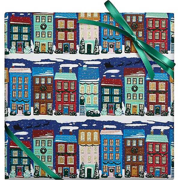 Holiday Houses Wrapping Paper