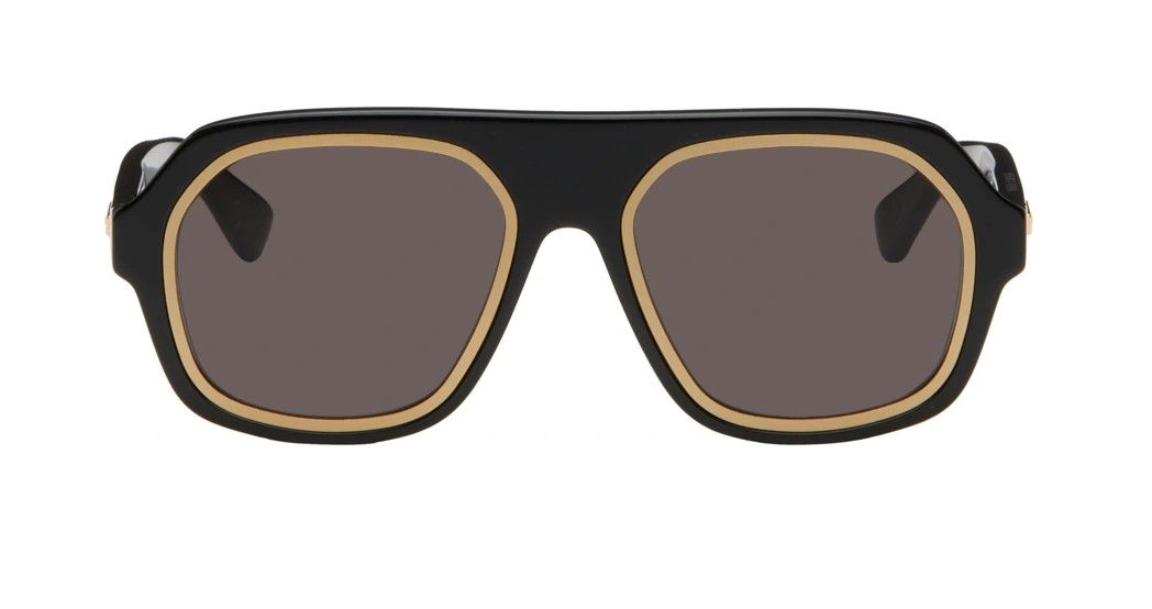 Bottega Veneta Black Rim Sunglasses
