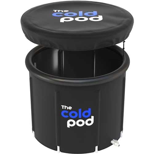 The Cold Pod Ice Bath Tub for Athletes XL: Cold Plunge Tub Outdoor with Cover,116 Gallons Portable Ice Bath Cold Water Therapy Plunge Pool,Large Ice Tub for Cold Dippers at Home