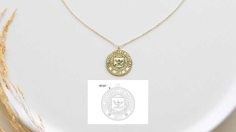 Minimalist Gold Design Graduation Necklace