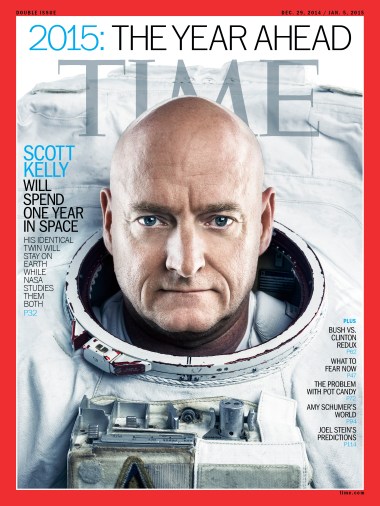 2015 The Year Ahead Scott Kelly Time Magazine Cover