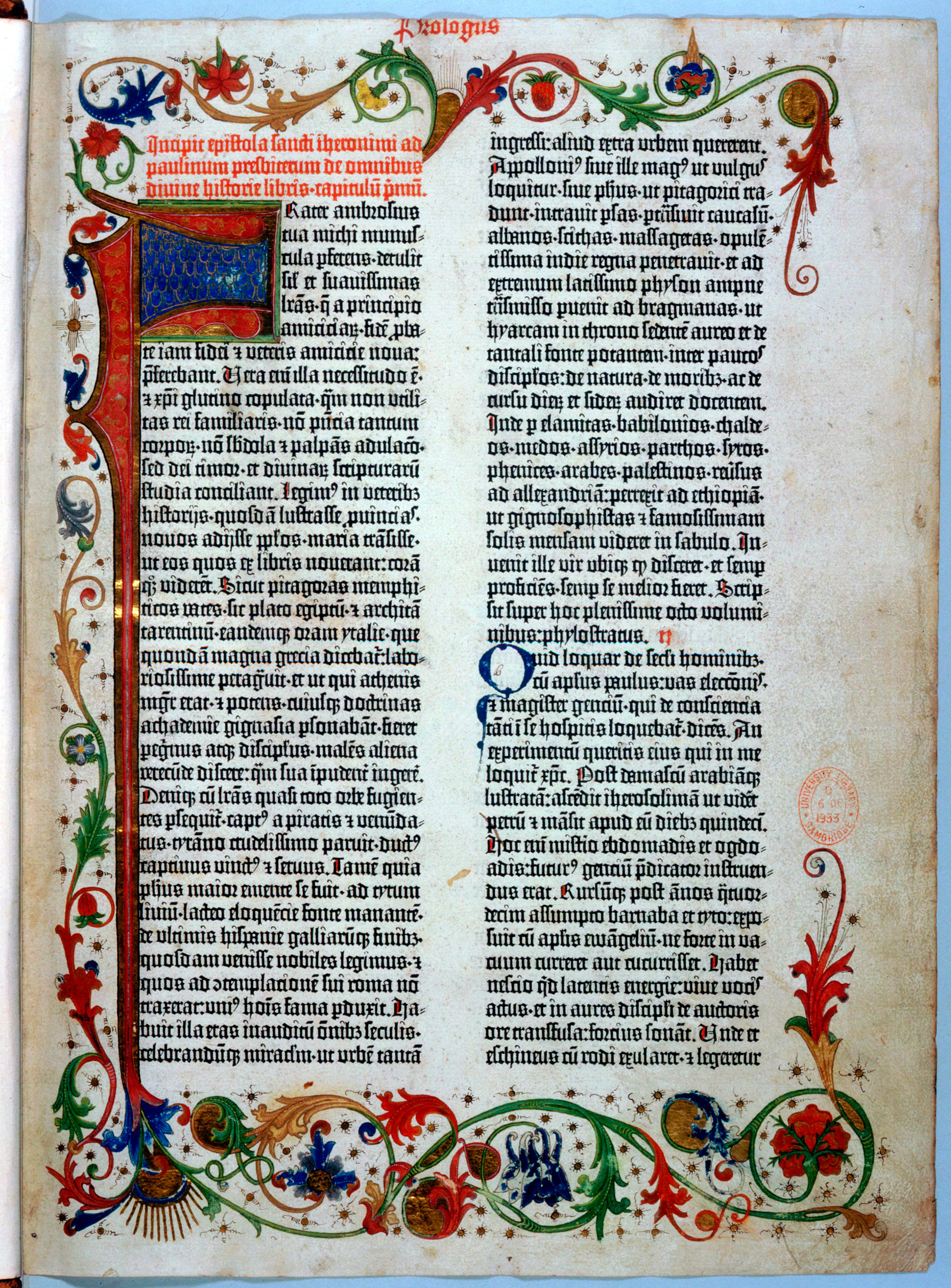 Gutenberg Bible Description, History, Facts Britannica, 47% OFF