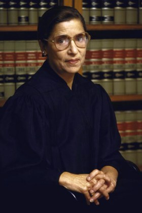 Judge Ruth Bader Ginsburg in her Chambers US Courthouse